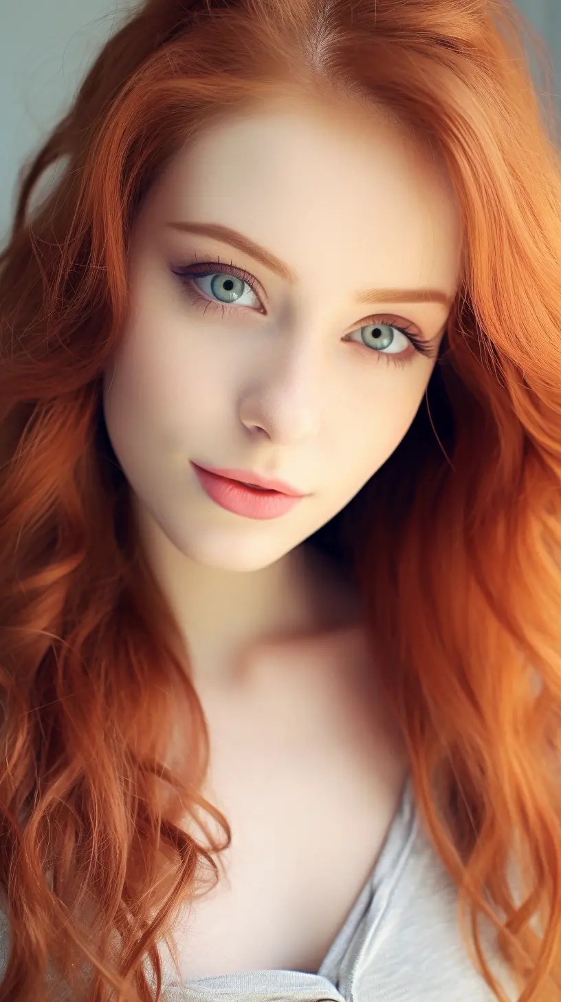 Leila, red hair